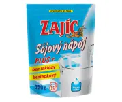 14321-sojovy napoj zajic plus sacek 350g doypack